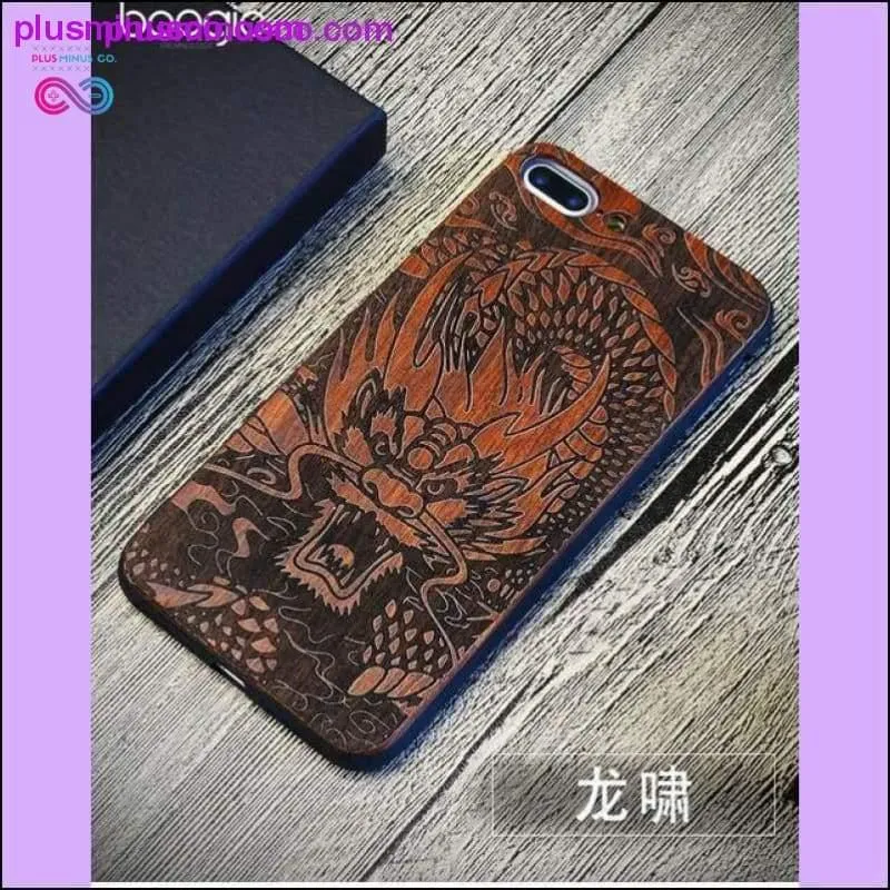 Totem Design for Bamboo Wood Phone Cases For iPhone