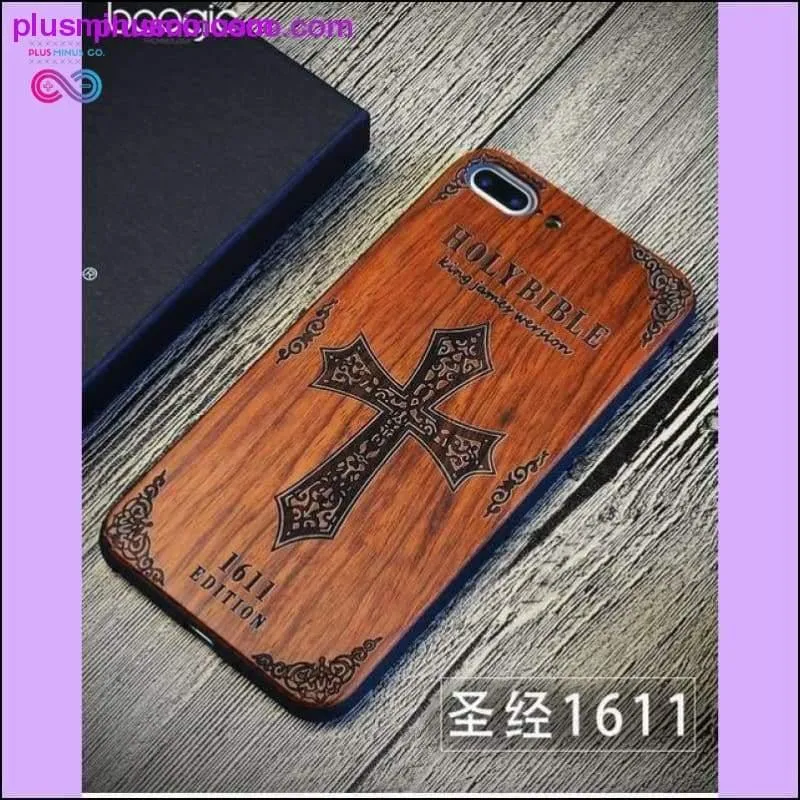 Totem Design for Bamboo Wood Phone Cases For iPhone