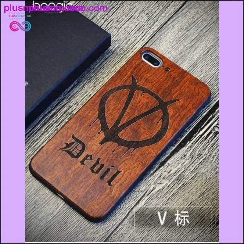 Totem Design for Bamboo Wood Phone Cases For iPhone
