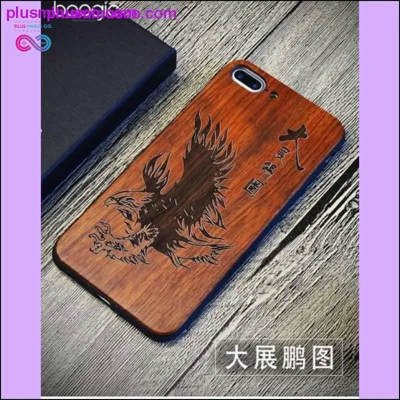 Totem Design for Bamboo Wood Phone Cases For iPhone