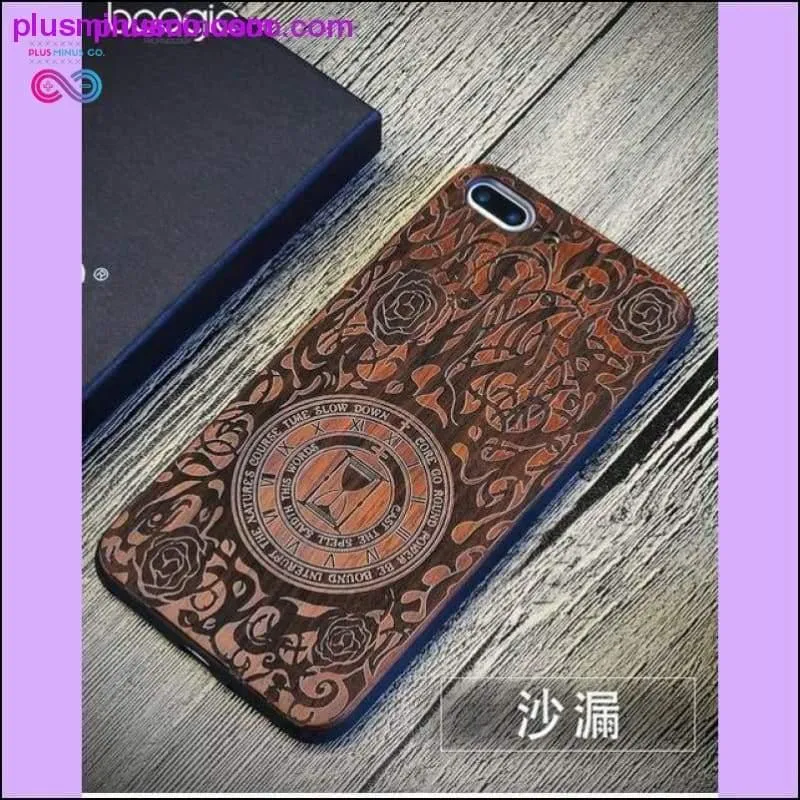 Totem Design for Bamboo Wood Phone Cases For iPhone