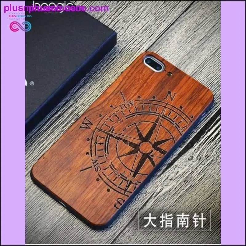 Totem Design for Bamboo Wood Phone Cases For iPhone