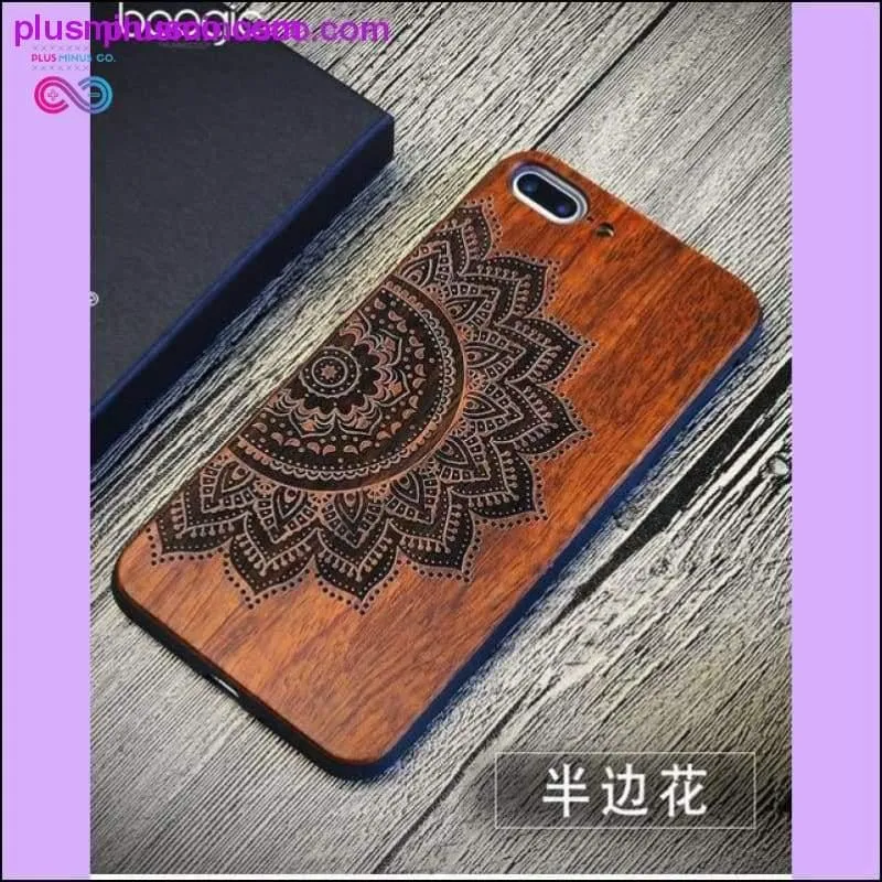 Totem Design for Bamboo Wood Phone Cases For iPhone