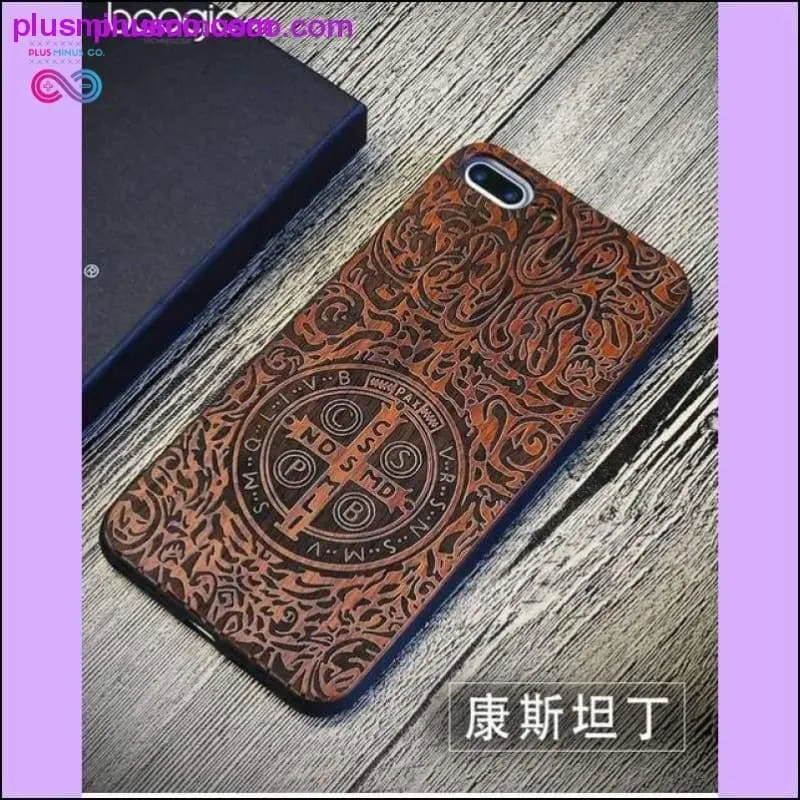 Totem Design for Bamboo Wood Phone Cases For iPhone