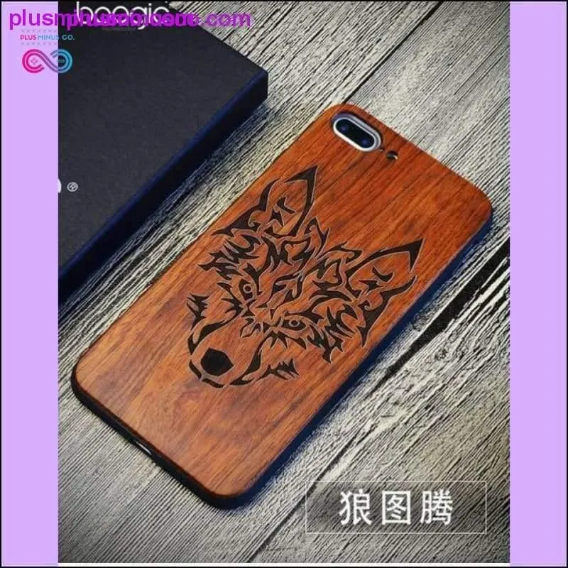 Totem Design for Bamboo Wood Phone Cases For iPhone