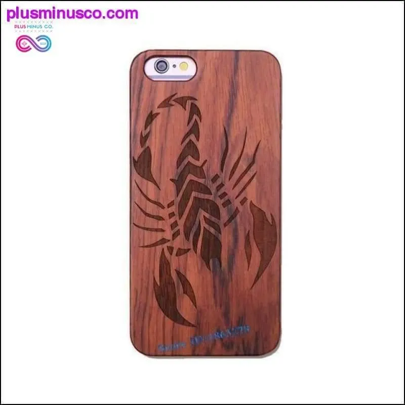 Totem Design for Bamboo Wood Phone Cases For iPhone