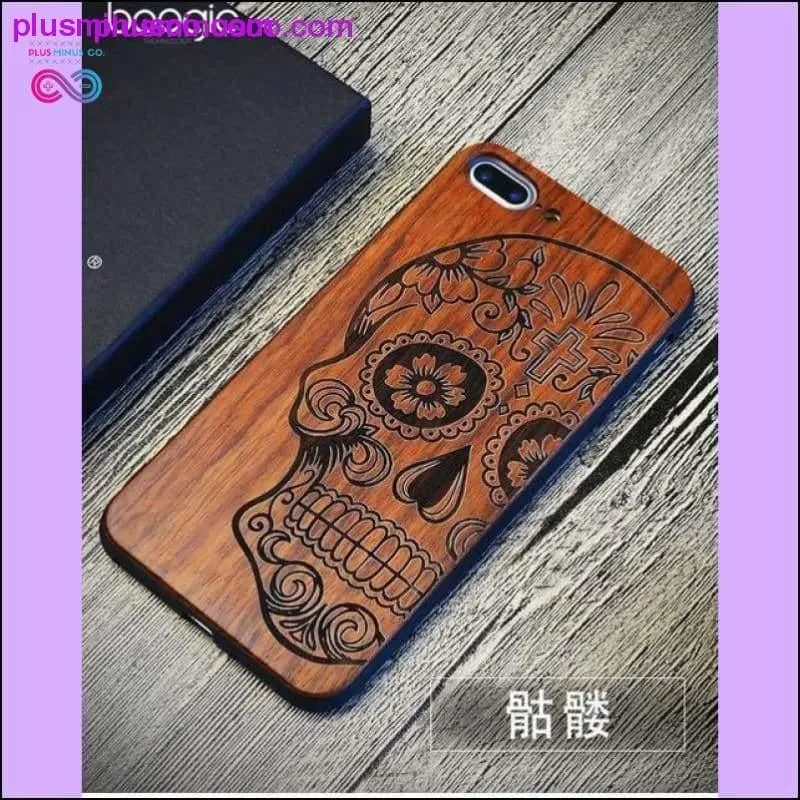 Totem Design for Bamboo Wood Phone Cases For iPhone