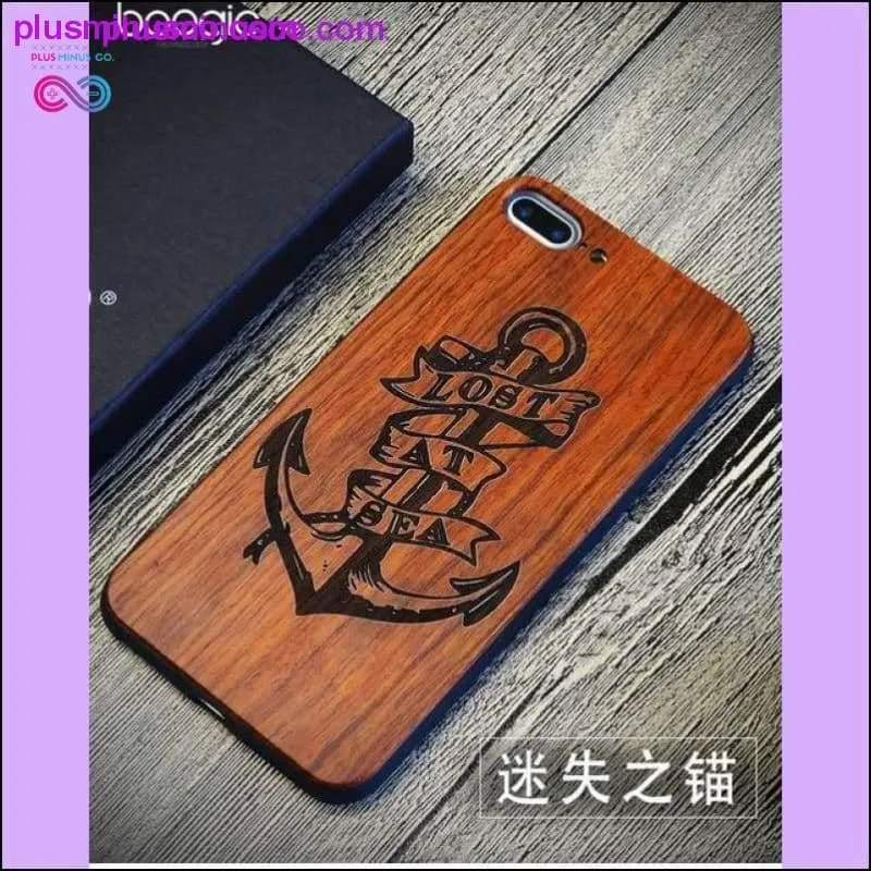 Totem Design for Bamboo Wood Phone Cases For iPhone