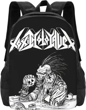 Toxic Musics Holocaust Backpack Large Capacity Leisure Travel Backpack Book Bag Outgoing Daypack 12.5x5.5x16.5 inch