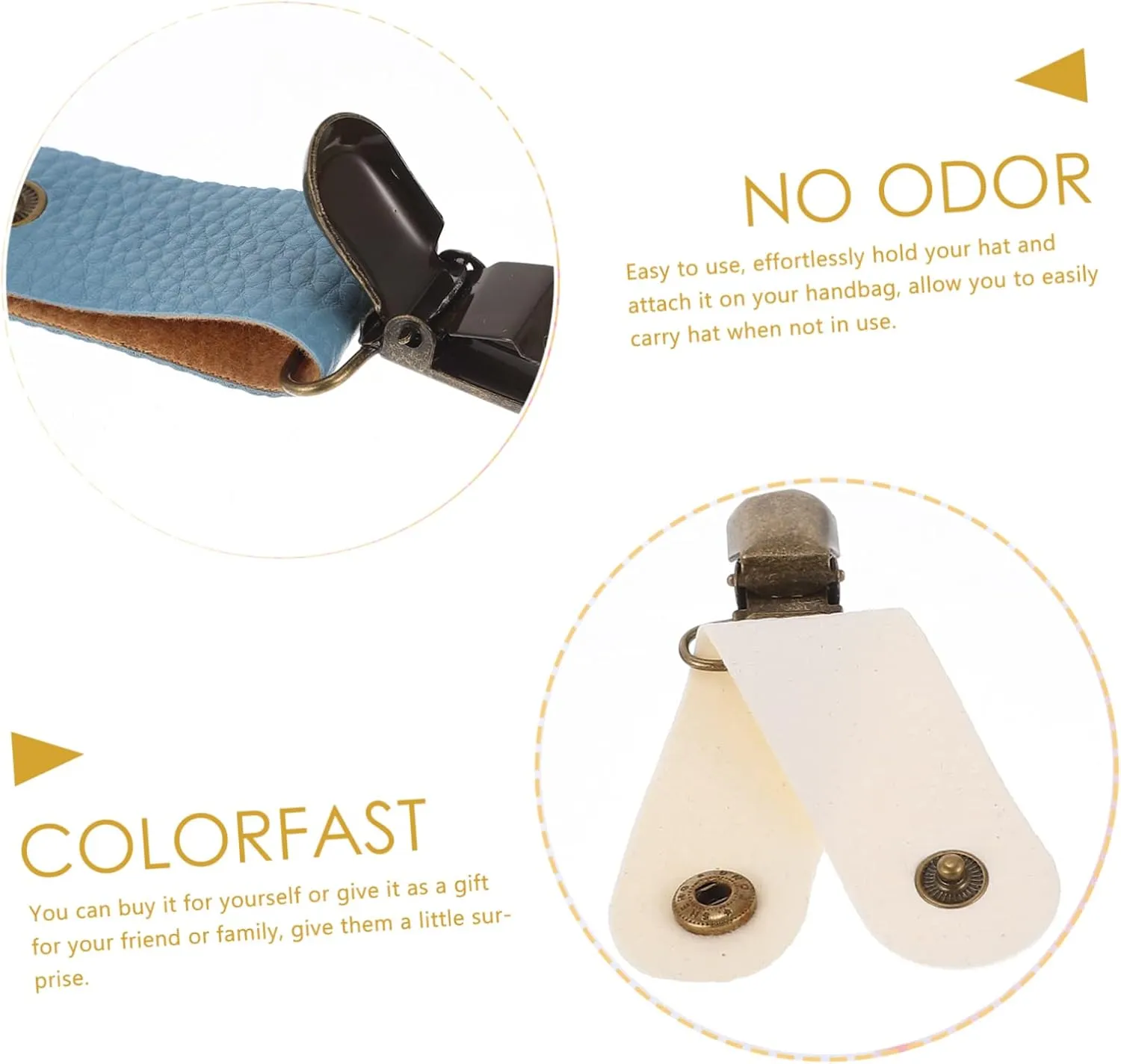 TOYANDONA Hat Clips Versatile Hat Retainers for Outdoor Travel Camping Hiking and Boating Convenient Clips for