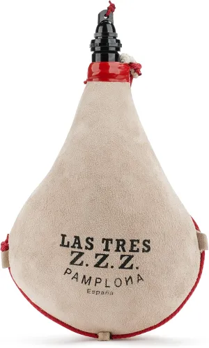 Traditional leather Spanish 1 liter Bota Bag