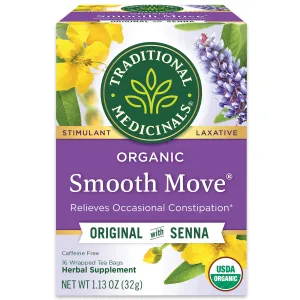 Traditional Medicinals Smooth Move Tea Organic - 16 Ct - Pack of 6