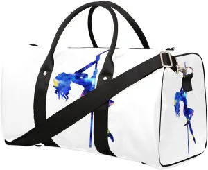 Travel Duffel Bag, Dancing Girl Sports Tote Gym Foldable Weekender Carry on Luggage Handle Overnight Shoulder Bag for Women Men