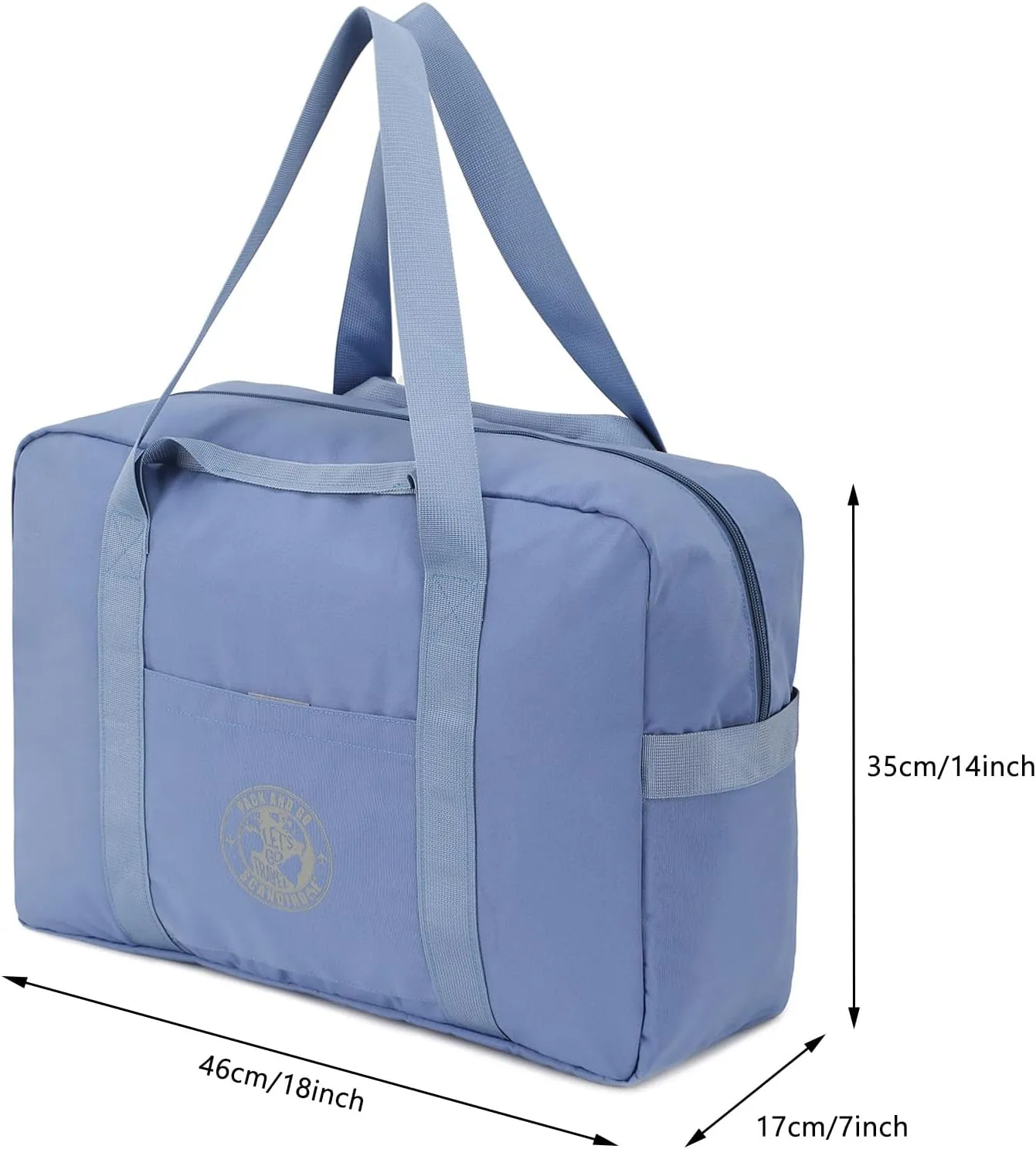 Travel Duffel Bag Weekender Overnight Bag, Sports Gym Bag Carry On Tote Bag for Men Women Scandihome Series