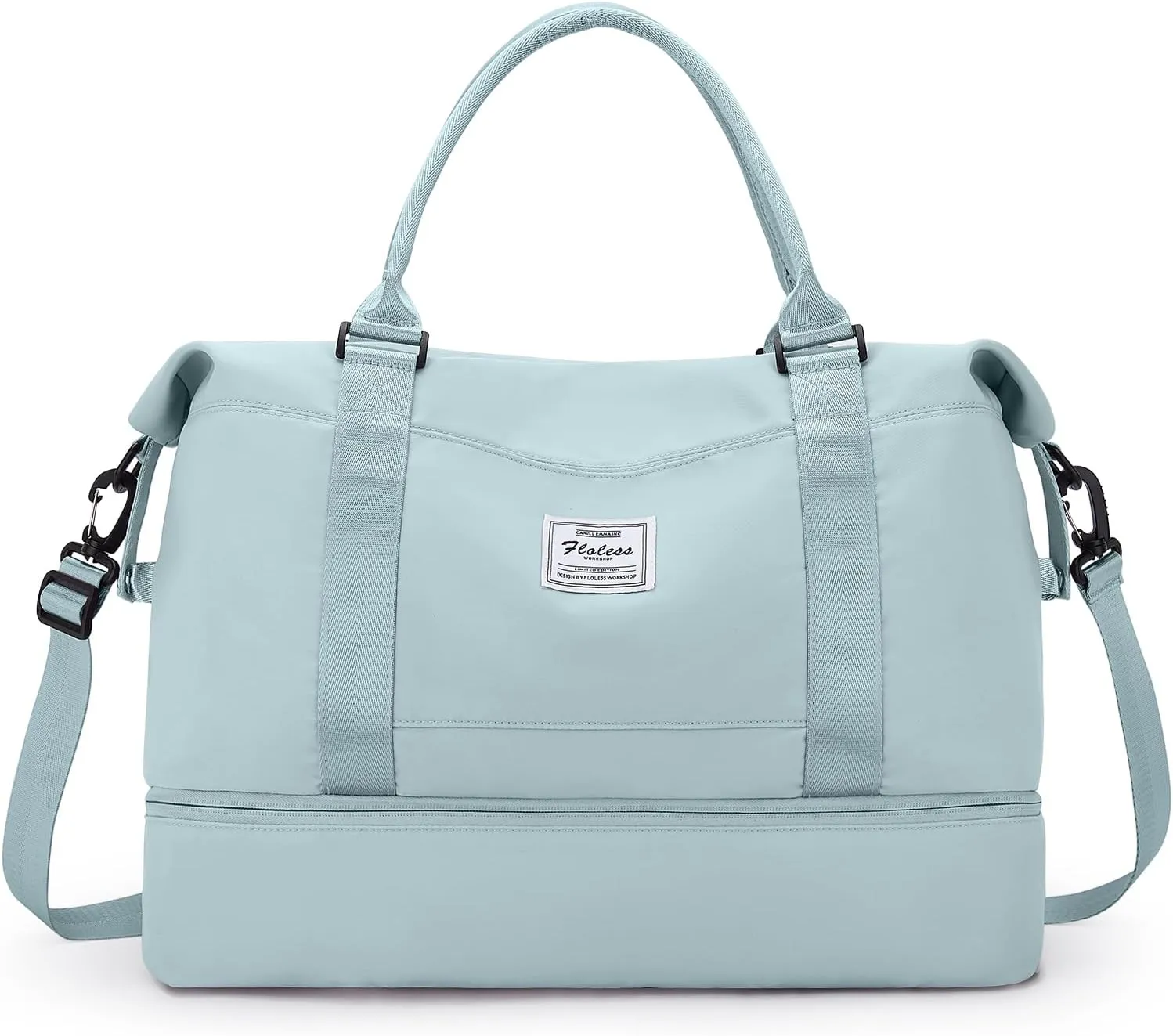 Travel Duffel Bag with Shoes Compartment, Overnight Weekender Bags for Women,Carry on Personal Item Bag