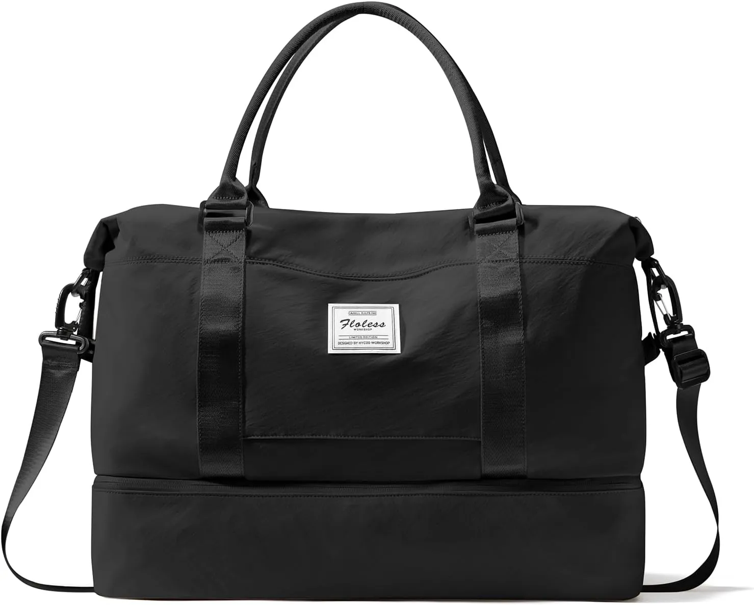 Travel Duffel Bag with Shoes Compartment, Overnight Weekender Bags for Women,Carry on Personal Item Bag