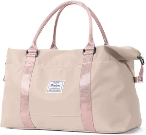 Travel Duffel Bag,Sports Tote Gym Bag,Shoulder Weekender Overnight Bag for Women