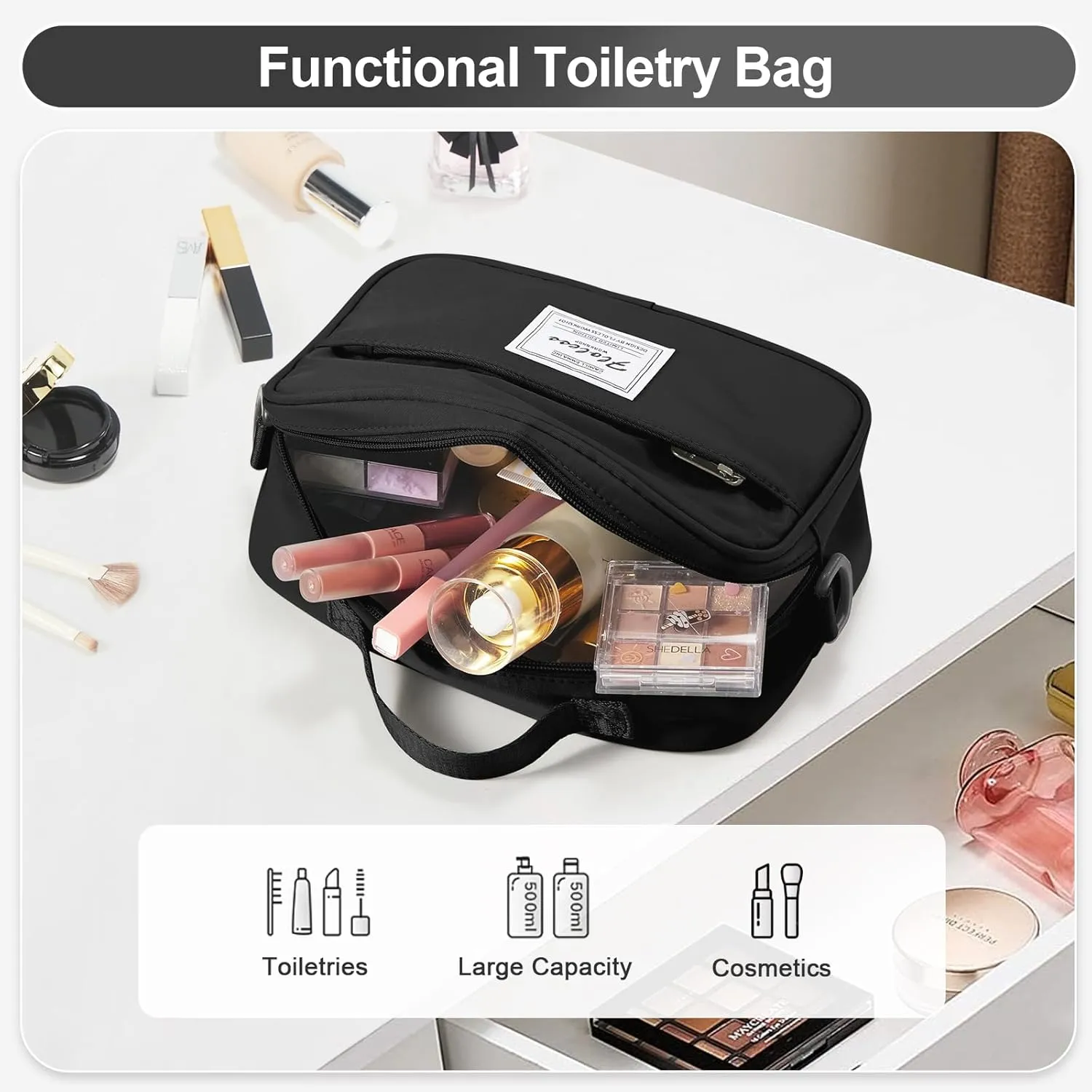 Travel Duffle Bag for Women,Weekender Overnight Bag with Shoe Compartment,Carry on Personal Item Travel Bag,3 Pcs Set