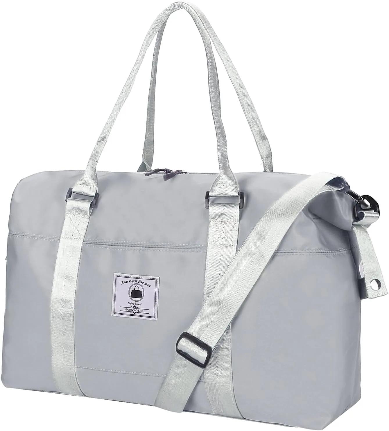 Travel Duffle Bag, Waterproof Sport Tote Gym Bag for Women Men, Overnight Weekender Carry On Bag with Wet Pocket