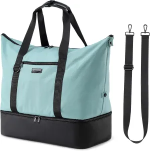 Travel Duffle Bag Weekender Bag with Shoe Compartment, Waterproof Travel Bag, Carry on Overnight Tote Bag