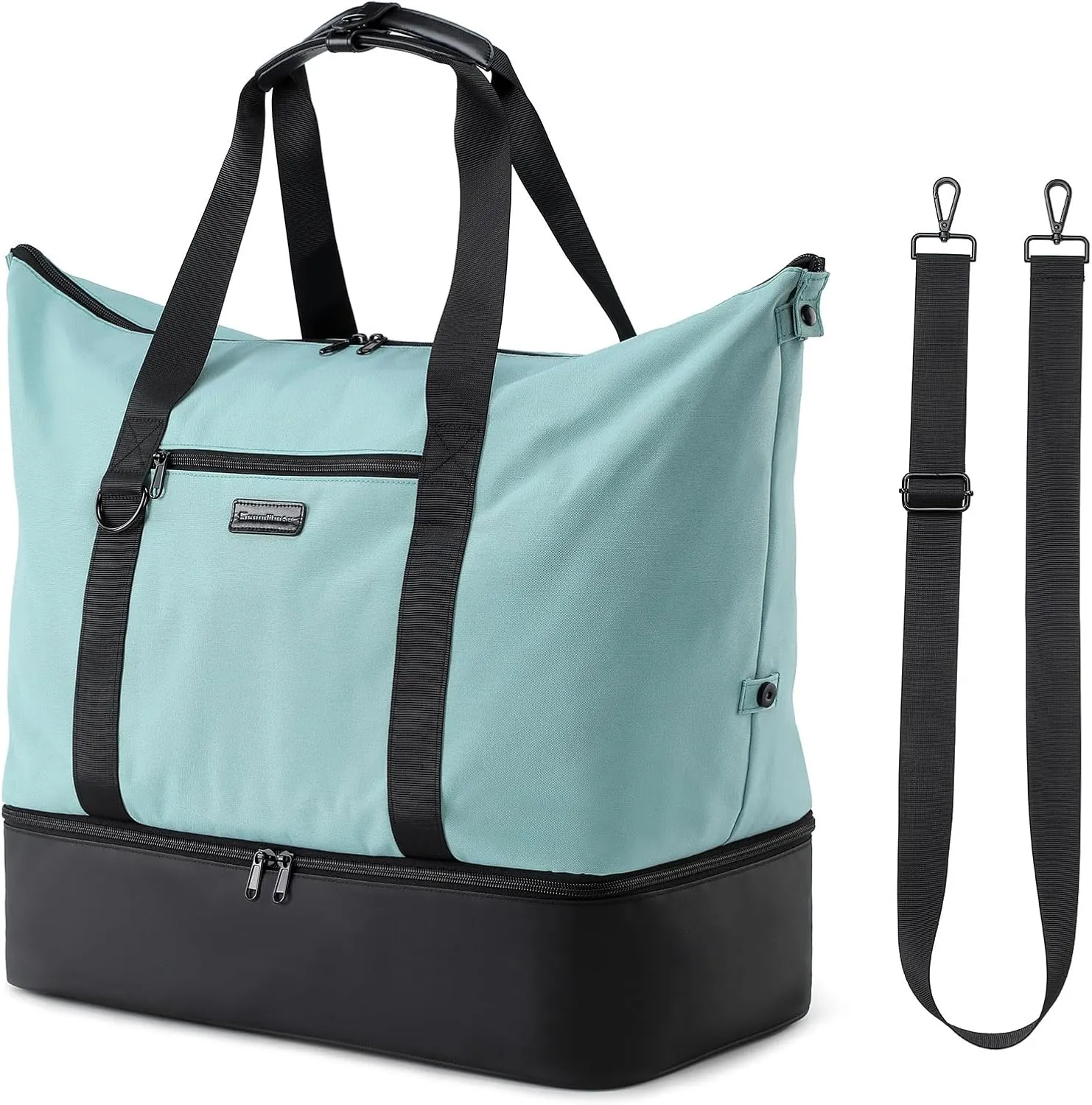Travel Duffle Bag Weekender Bag with Shoe Compartment, Waterproof Travel Bag, Carry on Overnight Tote Bag