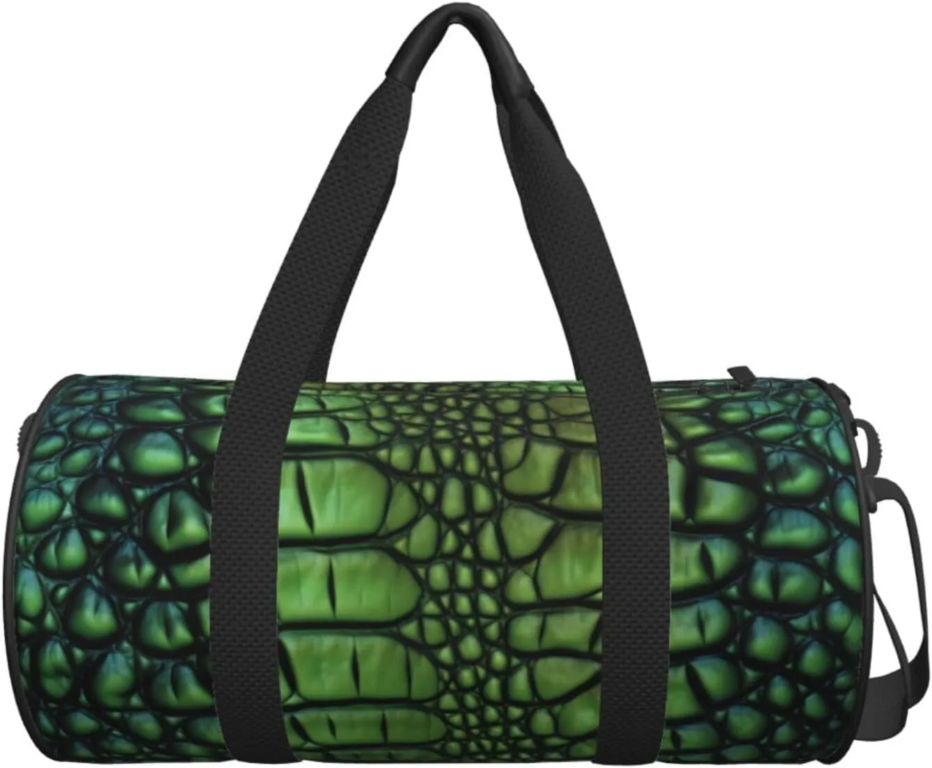 Travel Duffle Bag Weekender Bags For Men Women With Shoe Compartment Large Capacity Weekender Overnight Bag Alligator Skin Carry On Tote Bags Sport Gym Bag For Travel Yoga
