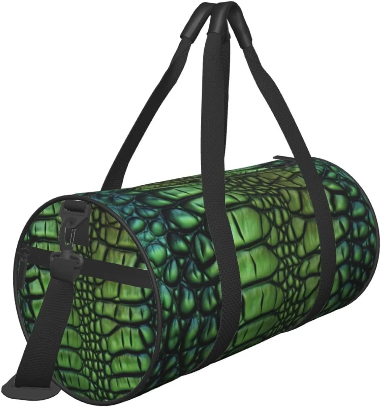 Travel Duffle Bag Weekender Bags For Men Women With Shoe Compartment Large Capacity Weekender Overnight Bag Alligator Skin Carry On Tote Bags Sport Gym Bag For Travel Yoga