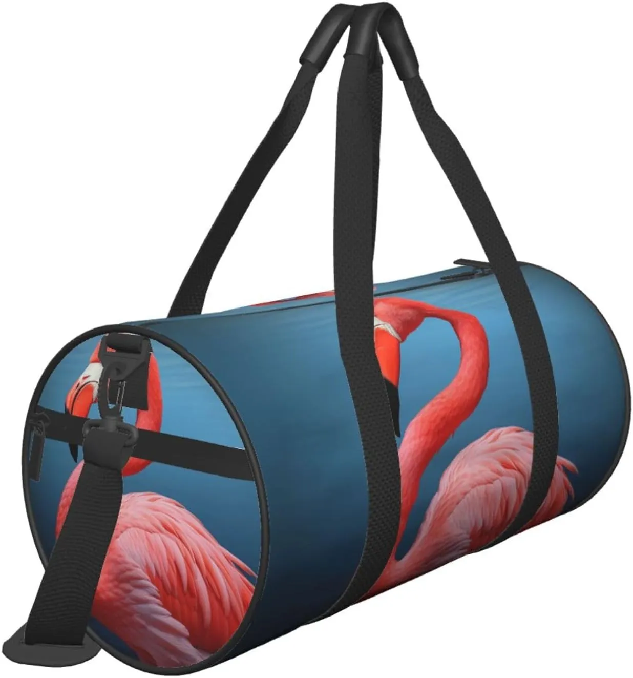 Travel Duffle Bag Weekender Bags for Men Women with Shoe Compartment Large Capacity Weekender Overnight Bag Animal Flamingo Carry On Tote Bags Sport Gym Bag for Travel Yoga