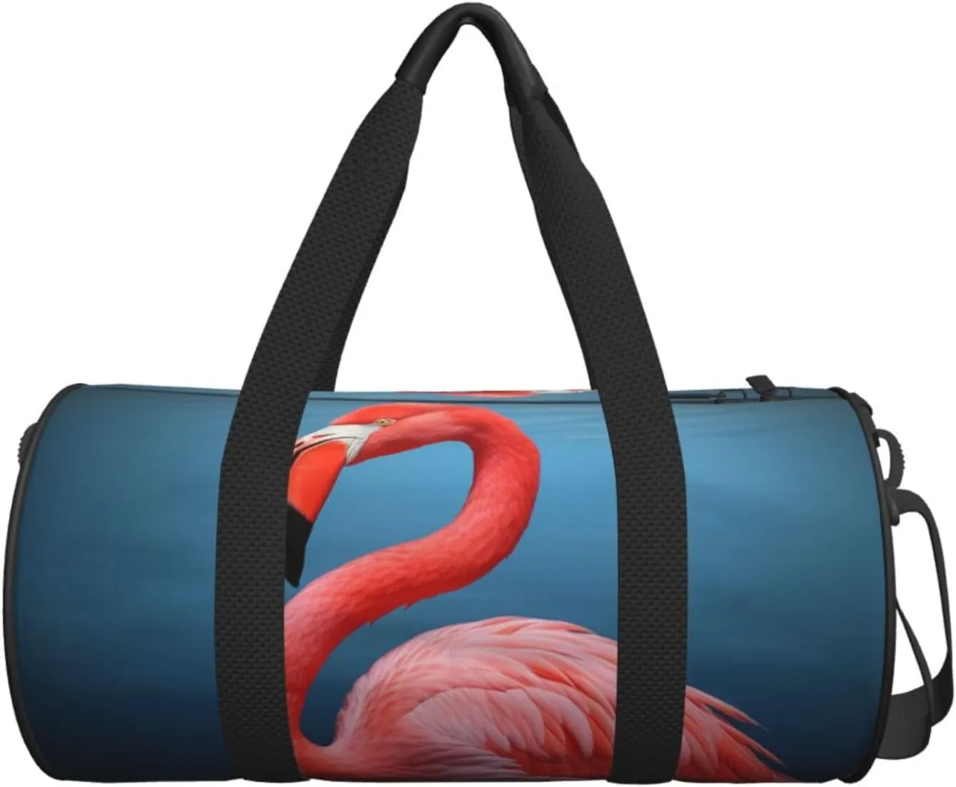Travel Duffle Bag Weekender Bags for Men Women with Shoe Compartment Large Capacity Weekender Overnight Bag Animal Flamingo Carry On Tote Bags Sport Gym Bag for Travel Yoga