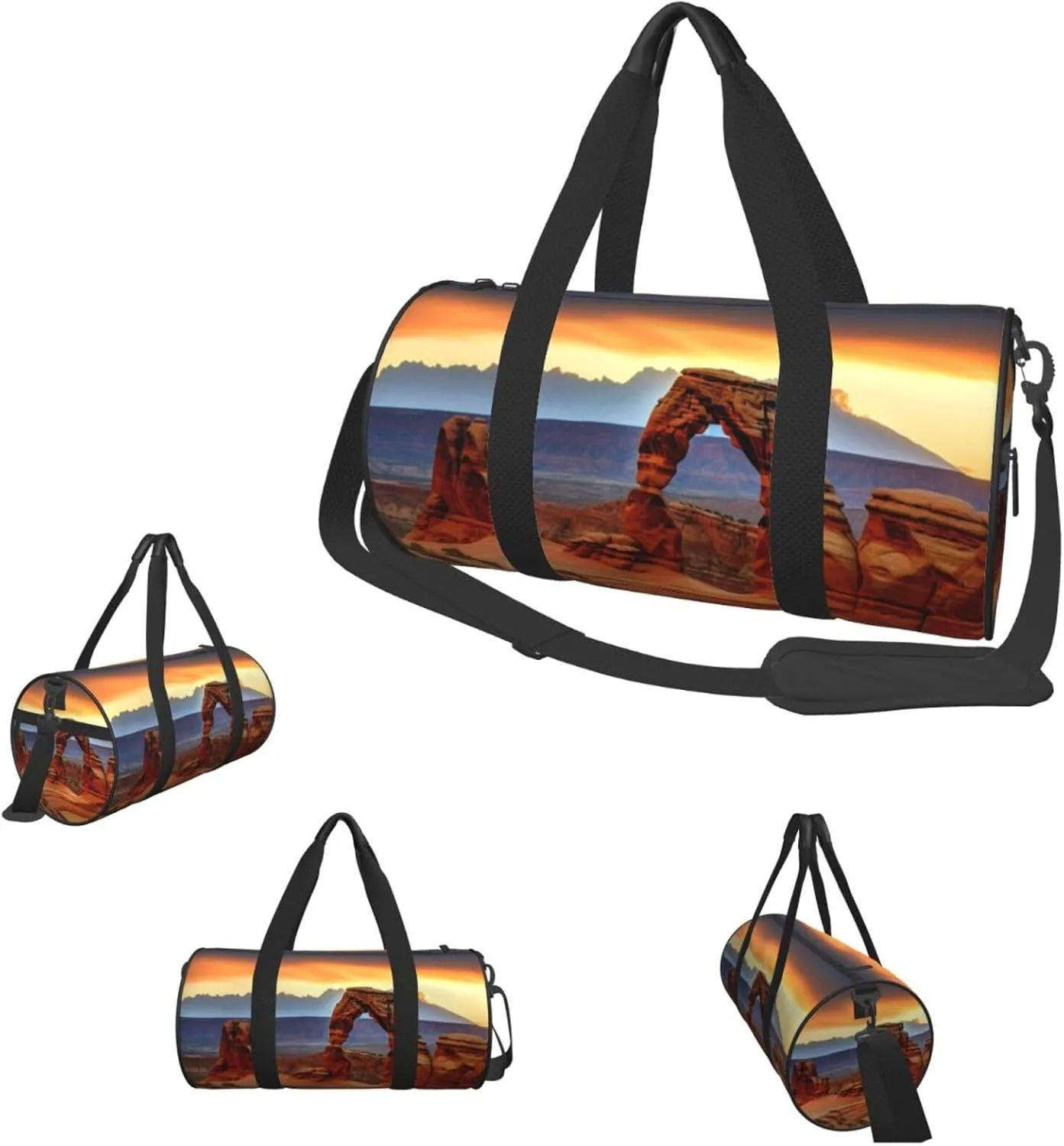 Travel Duffle Bag Weekender Bags For Men Women With Shoe Compartment Large Capacity Weekender Overnight Bag Arches National Park Carry On Tote Bags Sport Gym Bag For Travel Yoga