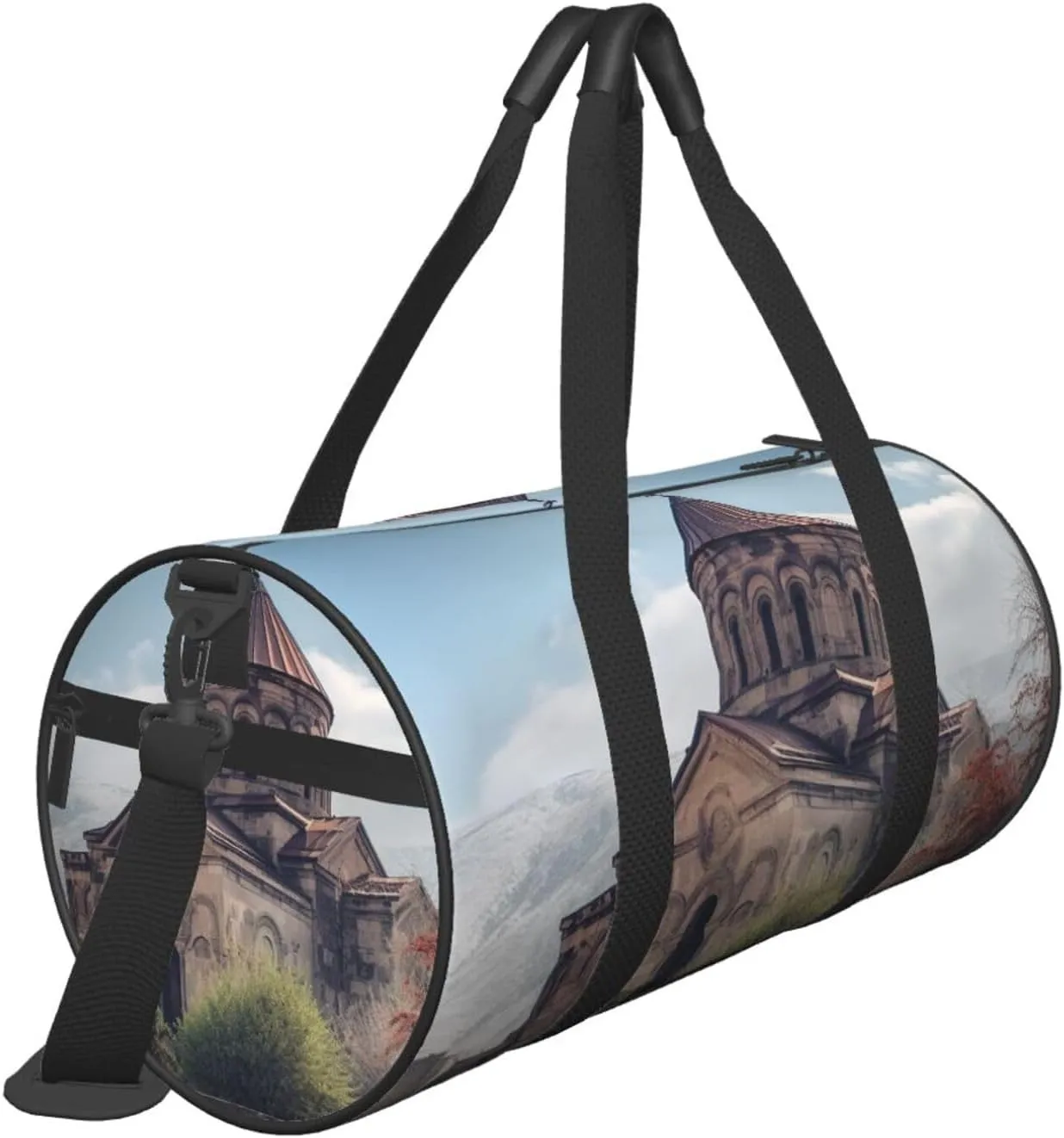 Travel Duffle Bag Weekender Bags For Men Women With Shoe Compartment Large Capacity Weekender Overnight Bag Armenian Church Carry On Tote Bags Sport Gym Bag For Travel Yoga