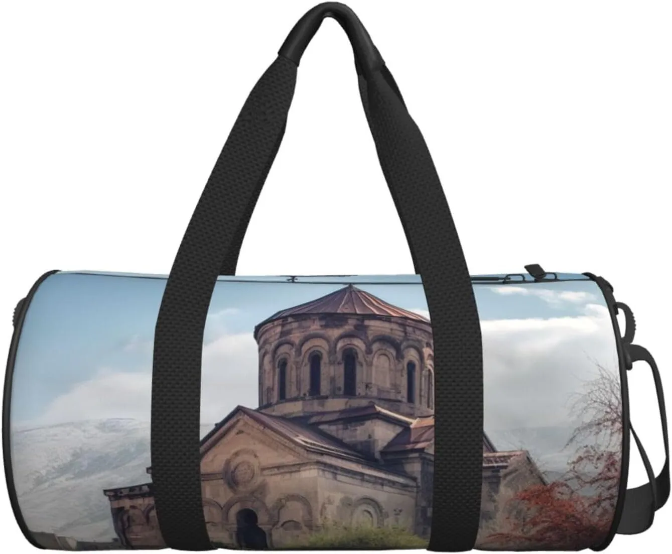 Travel Duffle Bag Weekender Bags For Men Women With Shoe Compartment Large Capacity Weekender Overnight Bag Armenian Church Carry On Tote Bags Sport Gym Bag For Travel Yoga