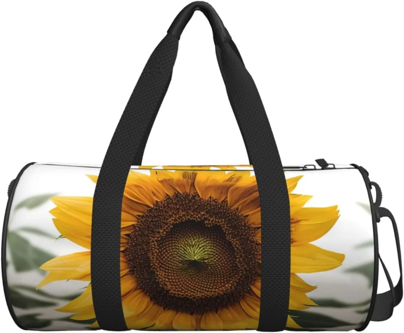 Travel Duffle Bag Weekender Bags for Men Women with Shoe Compartment Large Capacity Weekender Overnight Bag Bloom Sunflower Carry On Tote Bags Sport Gym Bag for Travel Yoga
