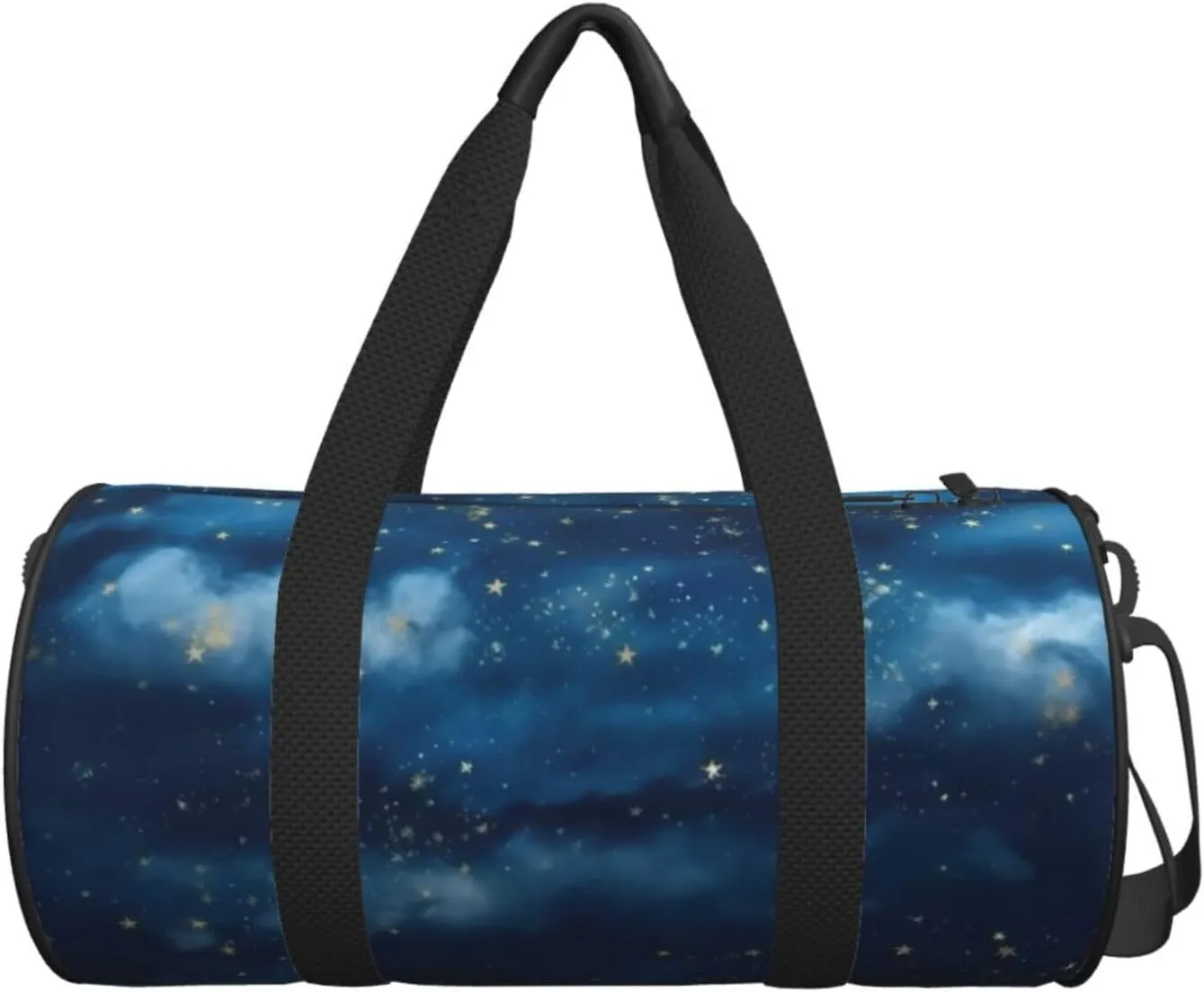 Travel Duffle Bag Weekender Bags For Men Women With Shoe Compartment Large Capacity Weekender Overnight Bag Blue With Sky Stars Carry On Tote Bags Sport Gym Bag For Travel Yoga