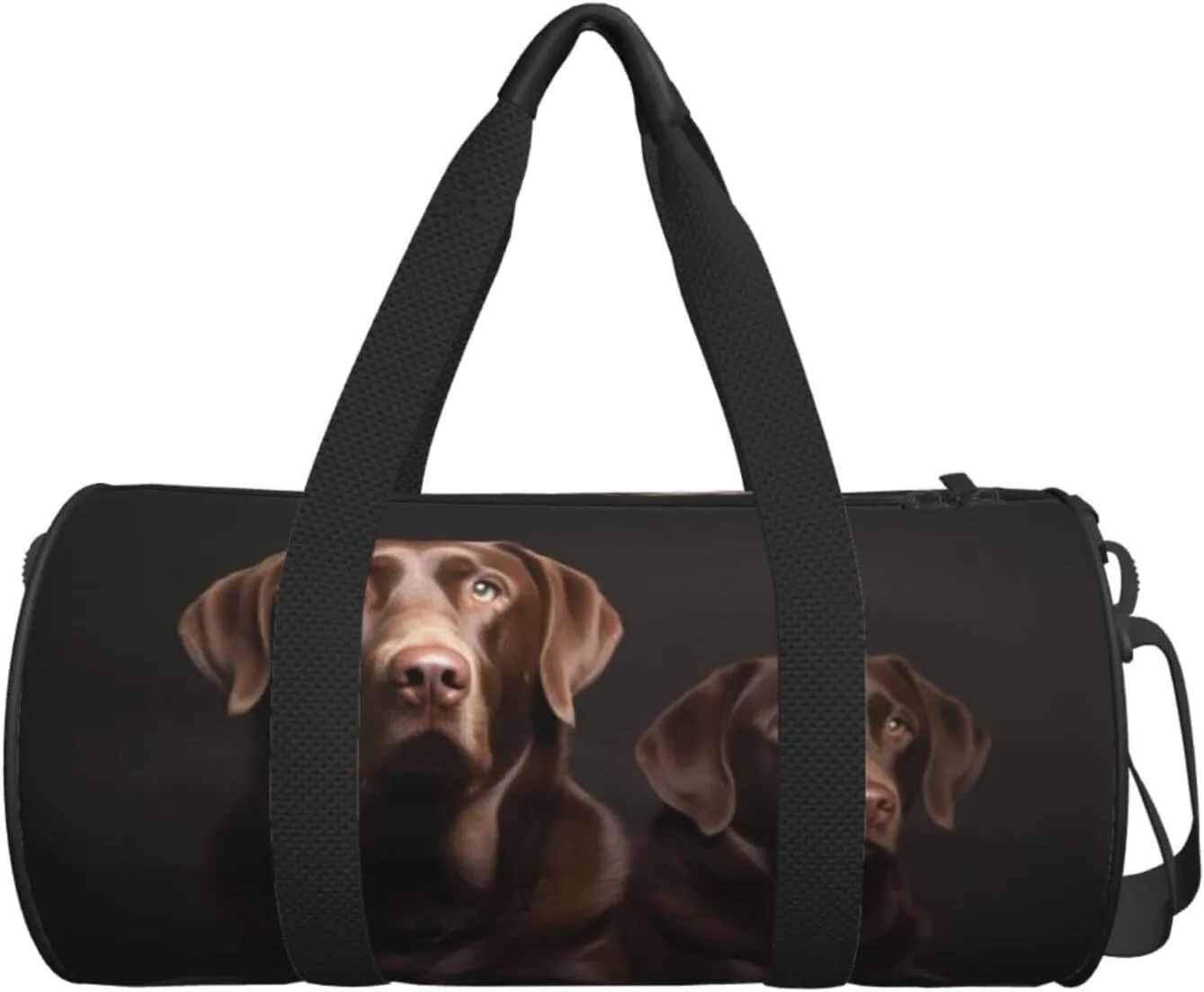 Travel Duffle Bag Weekender Bags For Men Women With Shoe Compartment Large Capacity Weekender Overnight Bag Brown Labrador Retriever Carry On Tote Bags Sport Gym Bag For Travel Yoga