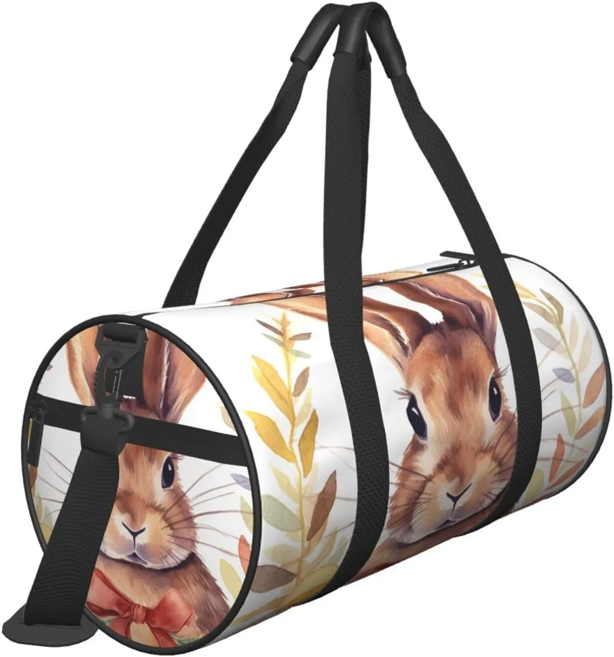 Travel Duffle Bag Weekender Bags for Men Women with Shoe Compartment Large Capacity Weekender Overnight Bag Bunny Rosette Carry On Tote Bags Sport Gym Bag for Travel Yoga