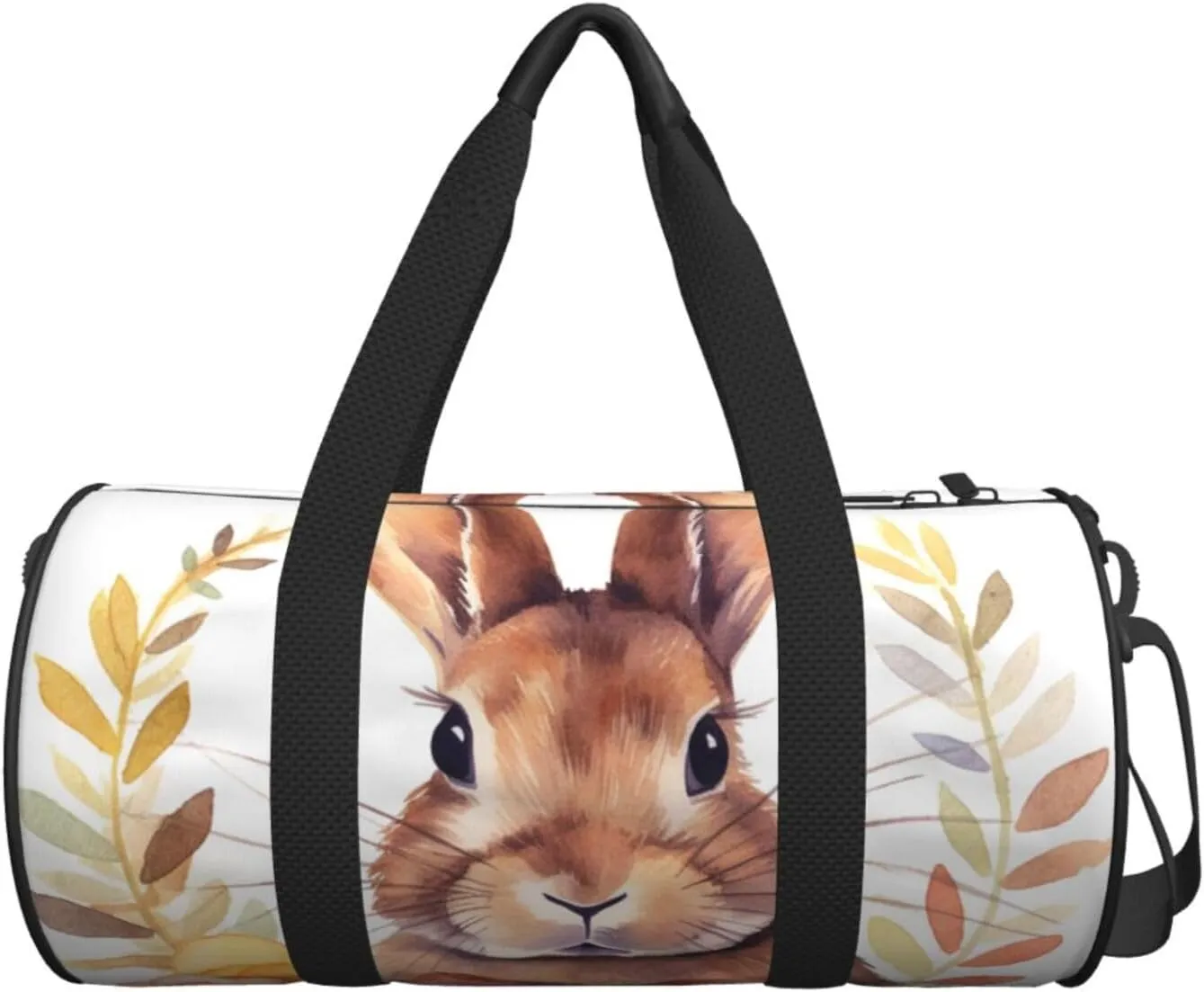 Travel Duffle Bag Weekender Bags for Men Women with Shoe Compartment Large Capacity Weekender Overnight Bag Bunny Rosette Carry On Tote Bags Sport Gym Bag for Travel Yoga
