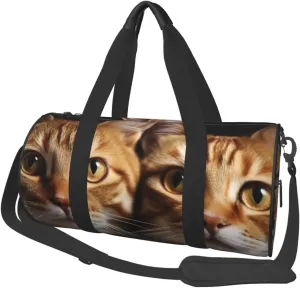 Travel Duffle Bag Weekender Bags For Men Women With Shoe Compartment Large Capacity Weekender Overnight Bag Cats Carry On Tote Bags Sport Gym Bag For Travel Yoga