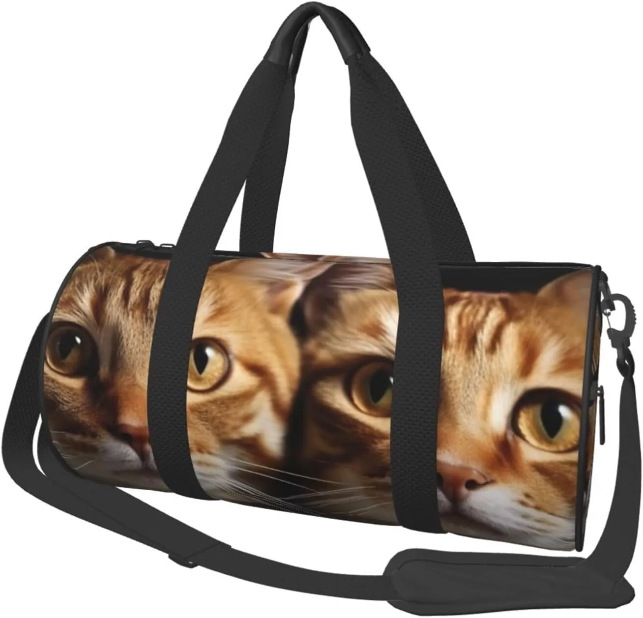 Travel Duffle Bag Weekender Bags For Men Women With Shoe Compartment Large Capacity Weekender Overnight Bag Cats Carry On Tote Bags Sport Gym Bag For Travel Yoga