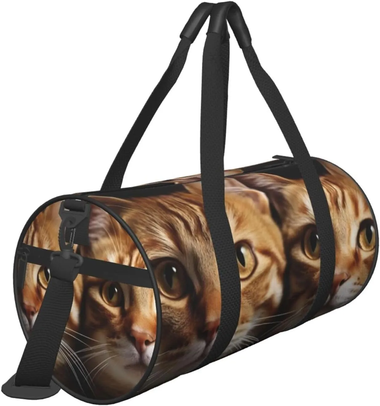Travel Duffle Bag Weekender Bags For Men Women With Shoe Compartment Large Capacity Weekender Overnight Bag Cats Carry On Tote Bags Sport Gym Bag For Travel Yoga