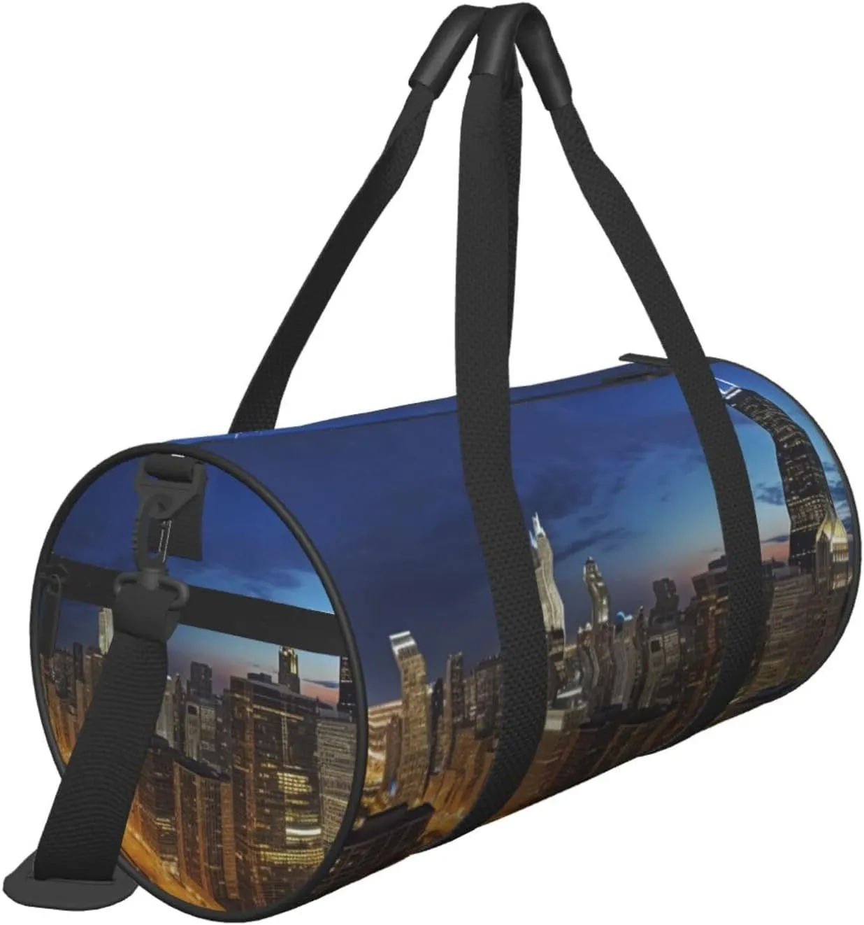 Travel Duffle Bag Weekender Bags For Men Women With Shoe Compartment Large Capacity Weekender Overnight Bag Chicago Illinois Usa Carry On Tote Bags Sport Gym Bag For Travel Yoga