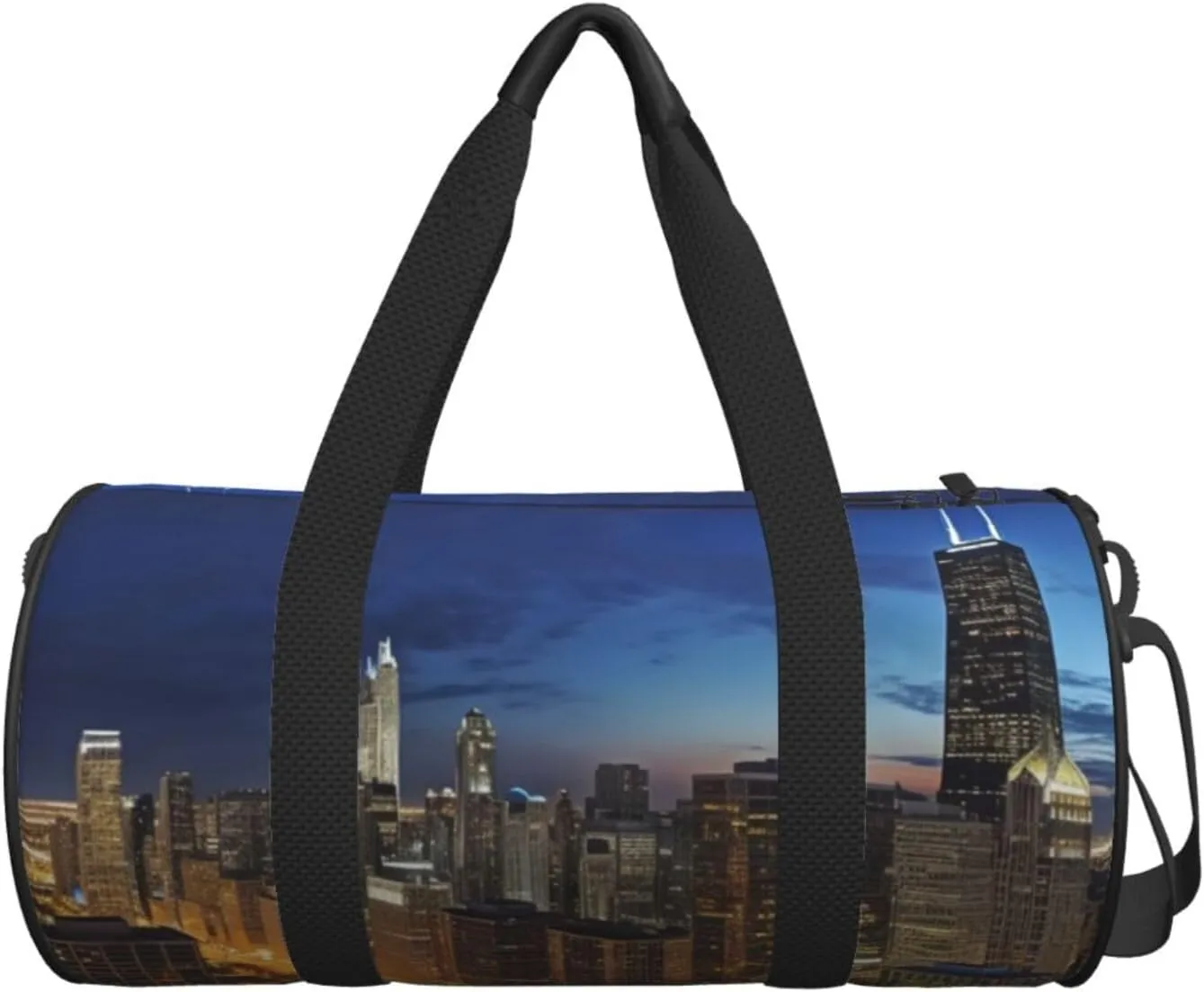 Travel Duffle Bag Weekender Bags For Men Women With Shoe Compartment Large Capacity Weekender Overnight Bag Chicago Illinois Usa Carry On Tote Bags Sport Gym Bag For Travel Yoga