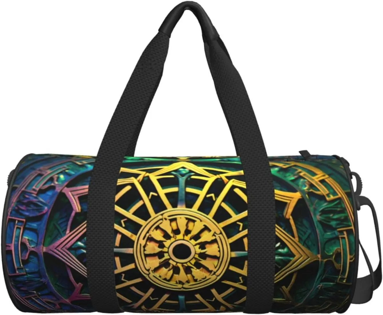 Travel Duffle Bag Weekender Bags For Men Women With Shoe Compartment Large Capacity Weekender Overnight Bag Circular Key Carry On Tote Bags Sport Gym Bag For Travel Yoga