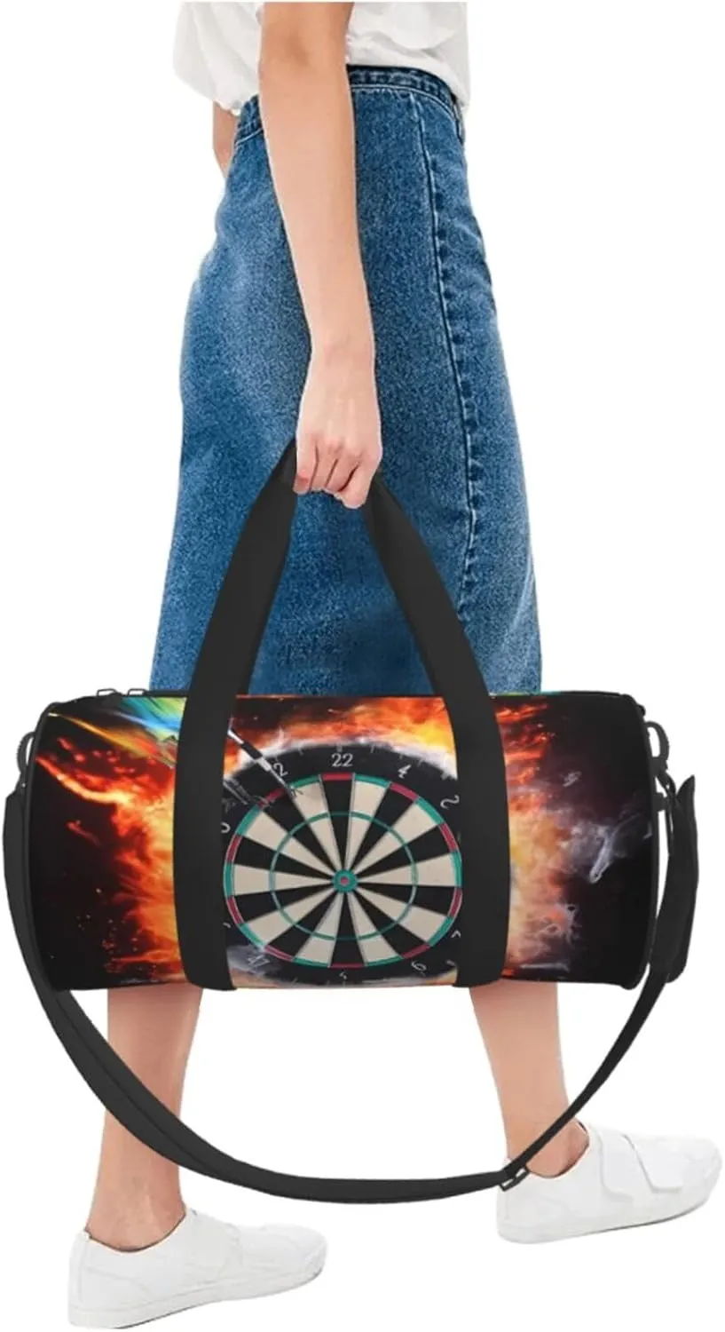 Travel Duffle Bag Weekender Bags For Men Women With Shoe Compartment Large Capacity Weekender Overnight Bag Dart Board Carry On Tote Bags Sport Gym Bag For Travel Yoga