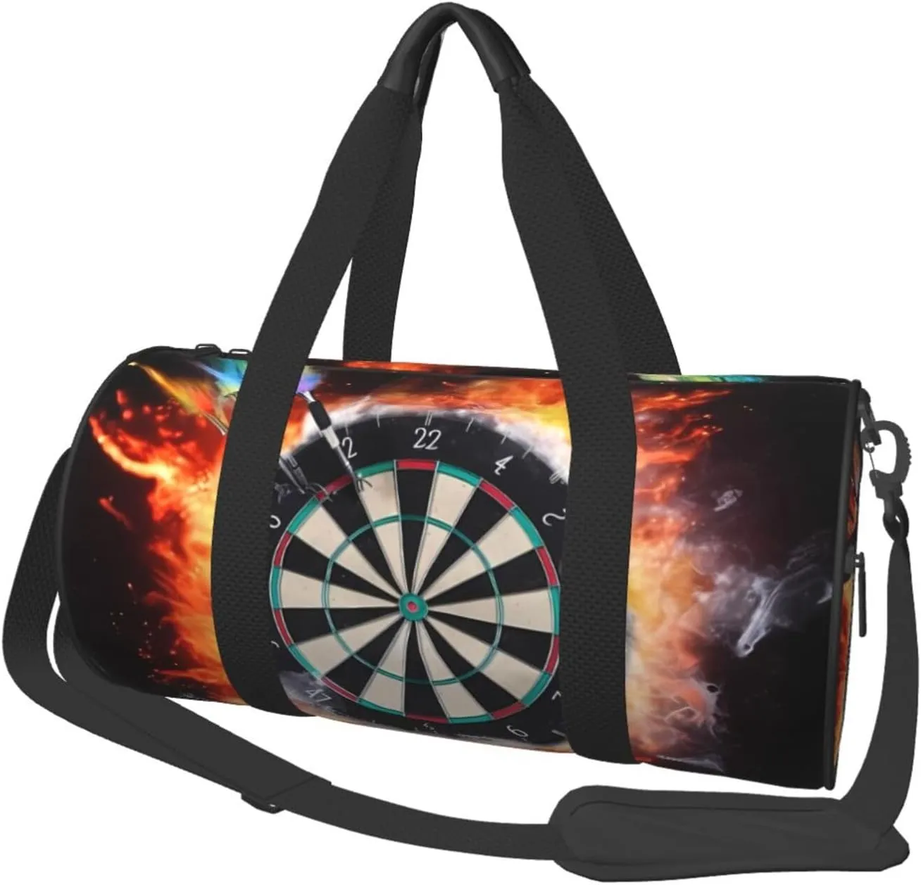 Travel Duffle Bag Weekender Bags For Men Women With Shoe Compartment Large Capacity Weekender Overnight Bag Dart Board Carry On Tote Bags Sport Gym Bag For Travel Yoga
