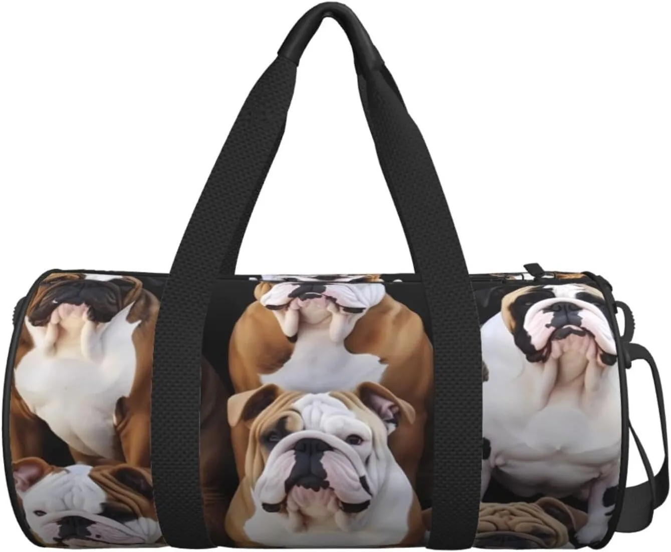 Travel Duffle Bag Weekender Bags For Men Women With Shoe Compartment Large Capacity Weekender Overnight Bag English Bulldogs Carry On Tote Bags Sport Gym Bag For Travel Yoga