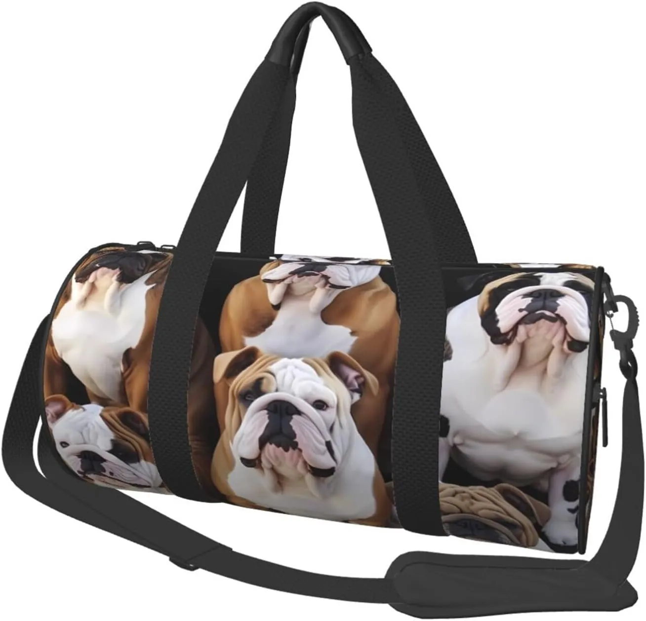 Travel Duffle Bag Weekender Bags For Men Women With Shoe Compartment Large Capacity Weekender Overnight Bag English Bulldogs Carry On Tote Bags Sport Gym Bag For Travel Yoga