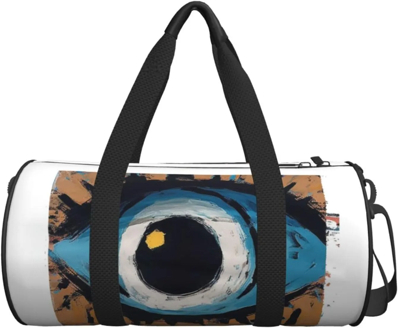 Travel Duffle Bag Weekender Bags for Men Women with Shoe Compartment Large Capacity Weekender Overnight Bag Evil Eye Carry On Tote Bags Sport Gym Bag for Travel Yoga