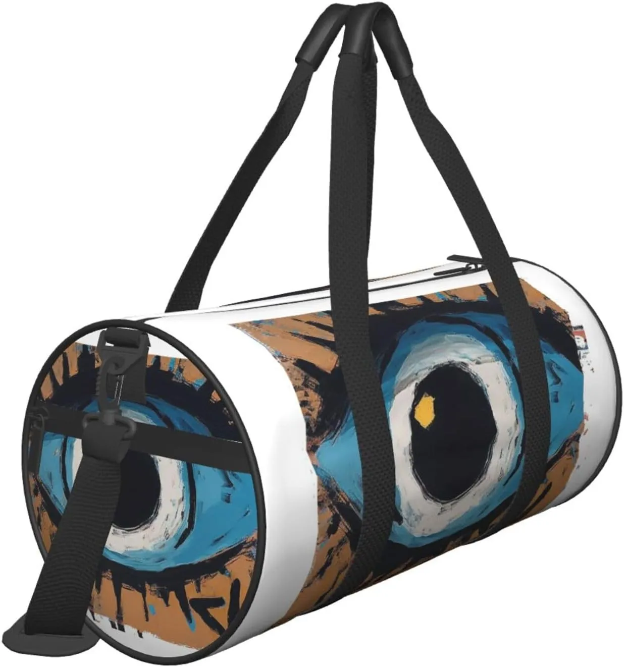 Travel Duffle Bag Weekender Bags for Men Women with Shoe Compartment Large Capacity Weekender Overnight Bag Evil Eye Carry On Tote Bags Sport Gym Bag for Travel Yoga
