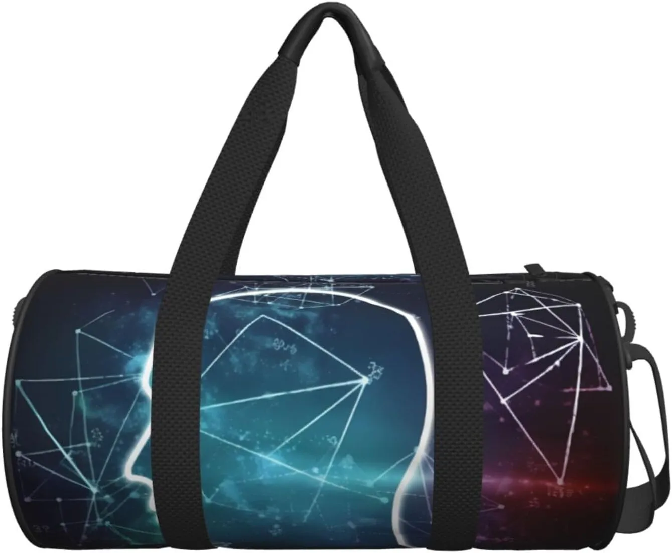 Travel Duffle Bag Weekender Bags For Men Women With Shoe Compartment Large Capacity Weekender Overnight Bag Formulas Shapes Theory Math Lesson Carry On Tote Bags Sport Gym Bag For Travel Yoga